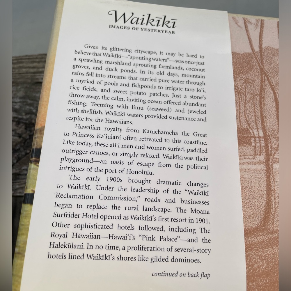 Waikiki Images of Yesteryear Pictorial History Hardcover Book - Picture 4 of 9